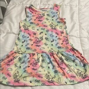 Nickelodeon Pink and Blue Casual Dress
